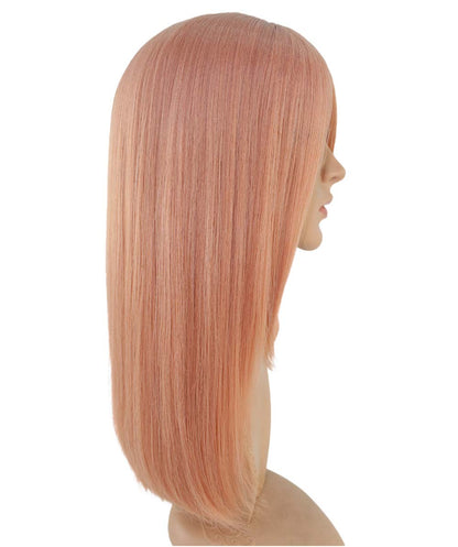 レディースファッション C-054 ロングストレート C-プラチナブロンド コスプレヒートスタイラブルウィッグ