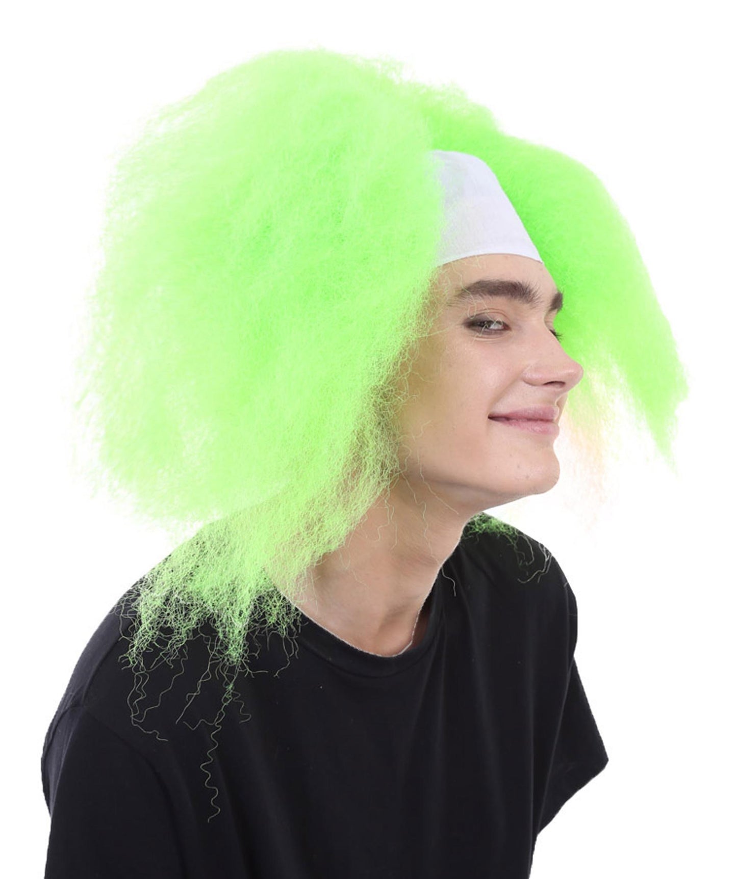 怖い道化かつら|軽い緑のコスプレ・ハロウィンかつらH-460