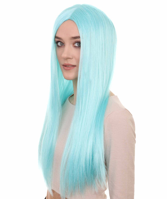 Wigs2you ハロウィンパーティープレミアム H-858 悪の花嫁 II 女性ウィッグ ブルーレイク色