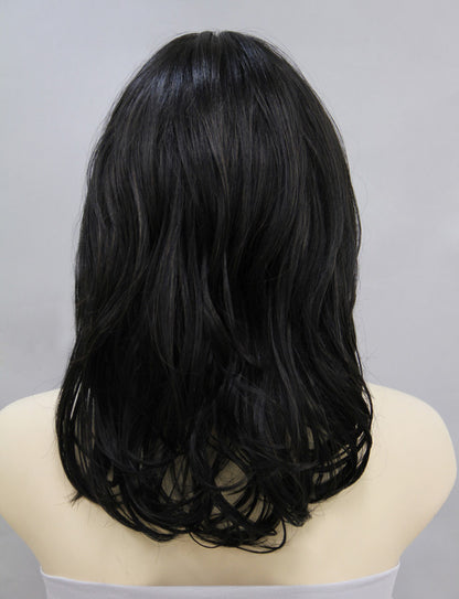 エアリーカールが可愛い！ふわふわヘアで柔らかな女の子に  耐熱です ウィッグネット付き W-537