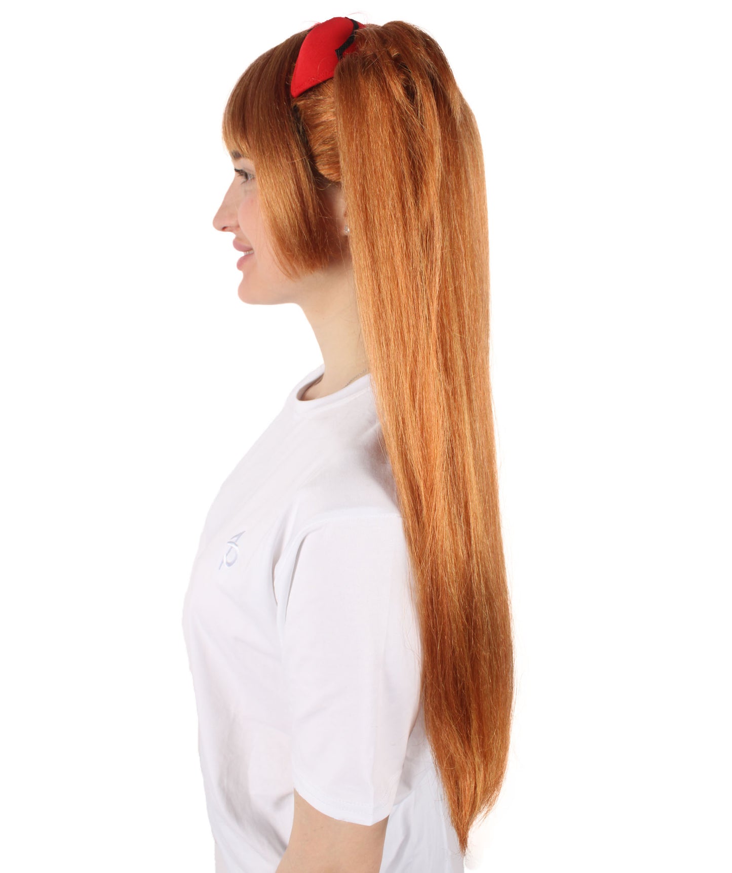 Wigs2you H-6910 大人女性用アニメ主人公ダブルポニーテールブラウンウィッグ｜コスプレに最適｜難燃性合成繊維