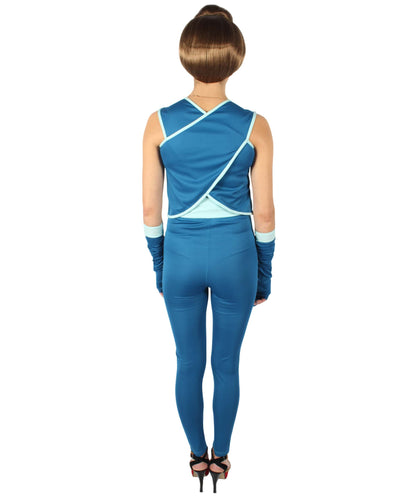 Wigs2you JCP-344 コスプレ衣装 レディース ブルードラゴン風 戦士コスチューム アニメ風 ファンタジー衣装 仮装 ハロウィン パーティー イベント 舞台用 キャラクター風
