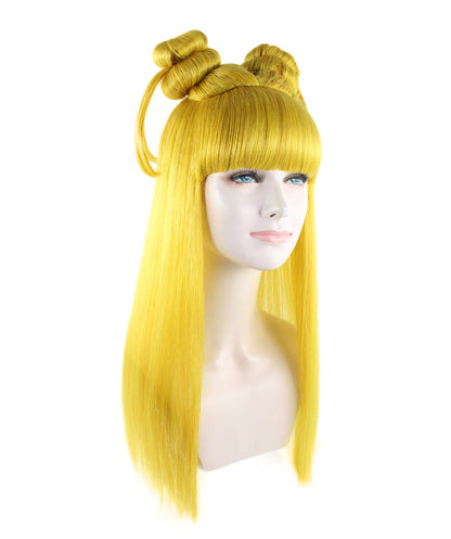 Wigs2you ハロウィン パーティー プレミアム レディース H-1218 快適なフィット感のゴールド アジアン プリンセス ウィッグ