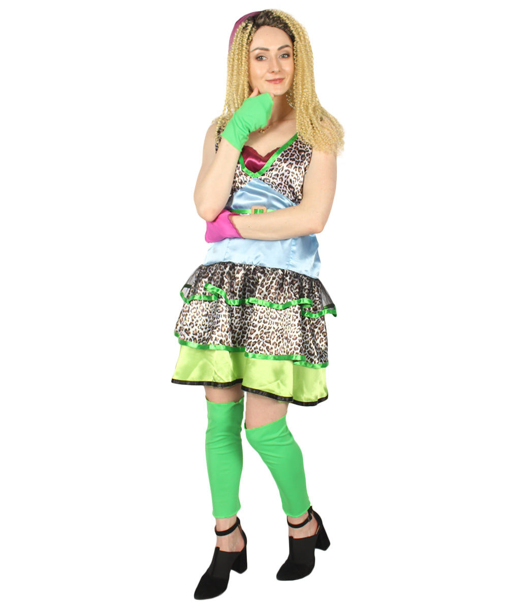 大人の女性用 JCO-361 80年代ダンシングコスチューム マルチ コスプレコスチューム