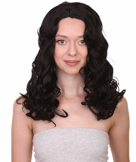Wigs2you ハロウィンパーティープレミアムレディース H-1097 とても快適なアリスウィッグ 鏡の国のアリス ブラックカラー