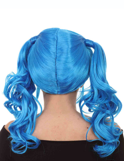 Wigs2you ハロウィンパーティー プレミアム レディース H-743 ドリー ピグテール ウィッグ ロイヤルブルー色