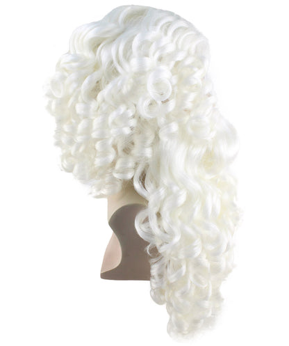 ハロウィンパーティー プレミアム 男性用 H-2384 プロフェッショナル サンタ ウィッグ および フル ビアード セット