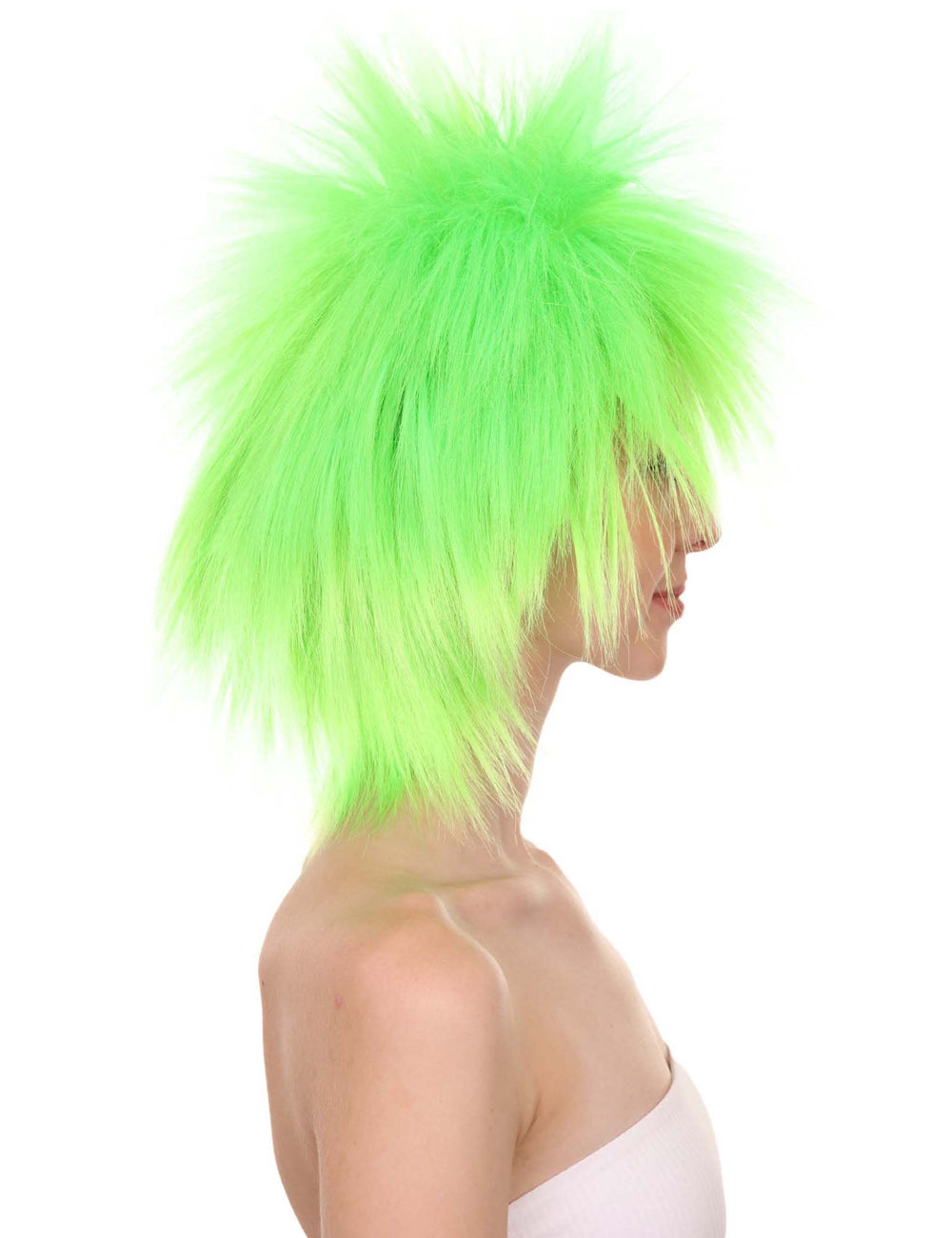 Wigs2you ハロウィンパーティープレミアムレディース H-1686 着け心地が良い とても快適 ファンキーパンク ライムウィッグ