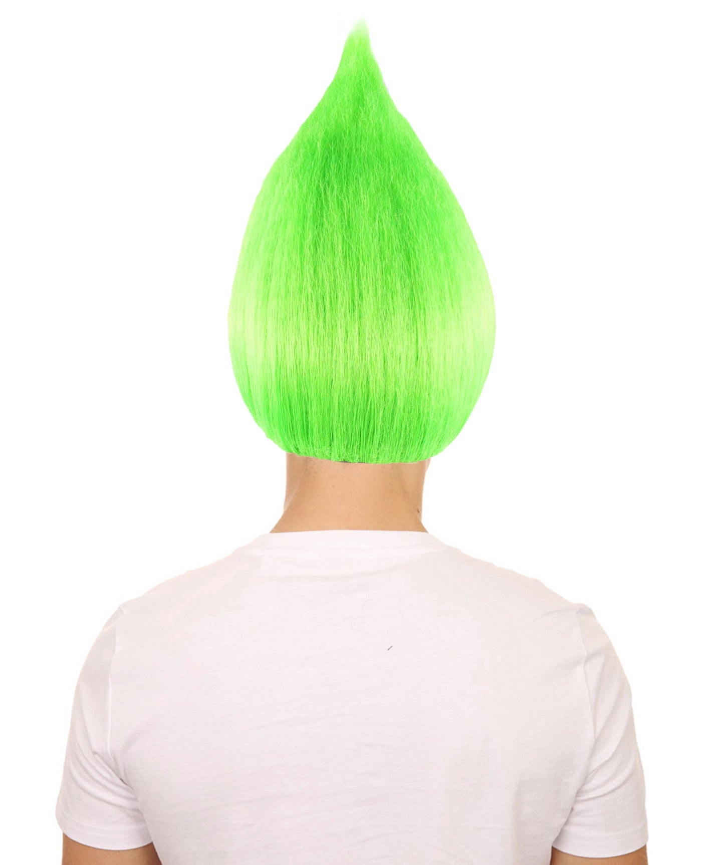 Wigs2you ハロウィン パーティー プレミアム メンズ H-622 トロールズ ウィッグ ネオングリーン