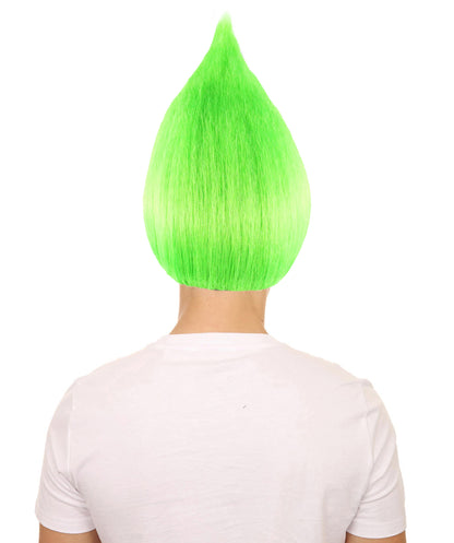 Wigs2you ハロウィン パーティー プレミアム メンズ H-622 トロールズ ウィッグ ネオングリーン
