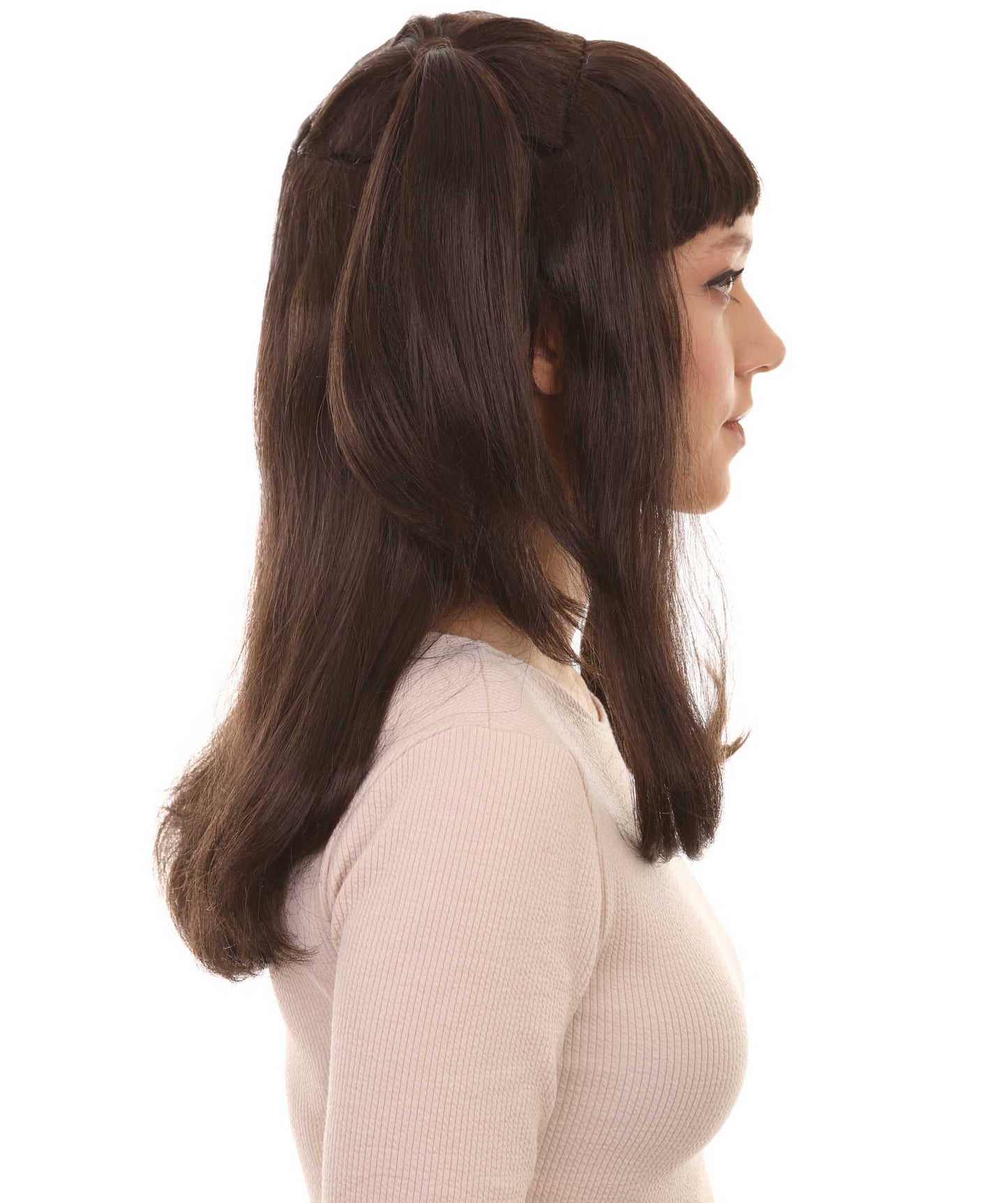 Wigs2you ハロウィンパーティープレミアム レディース H-809 バナナエンジェルウィッグ ダークブラウン色
