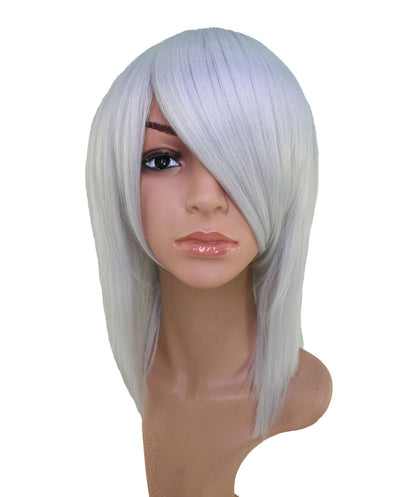 レディースファッション C-070 ミディアム C-ワインレッド コスプレヒートスタイラブルウィッグ