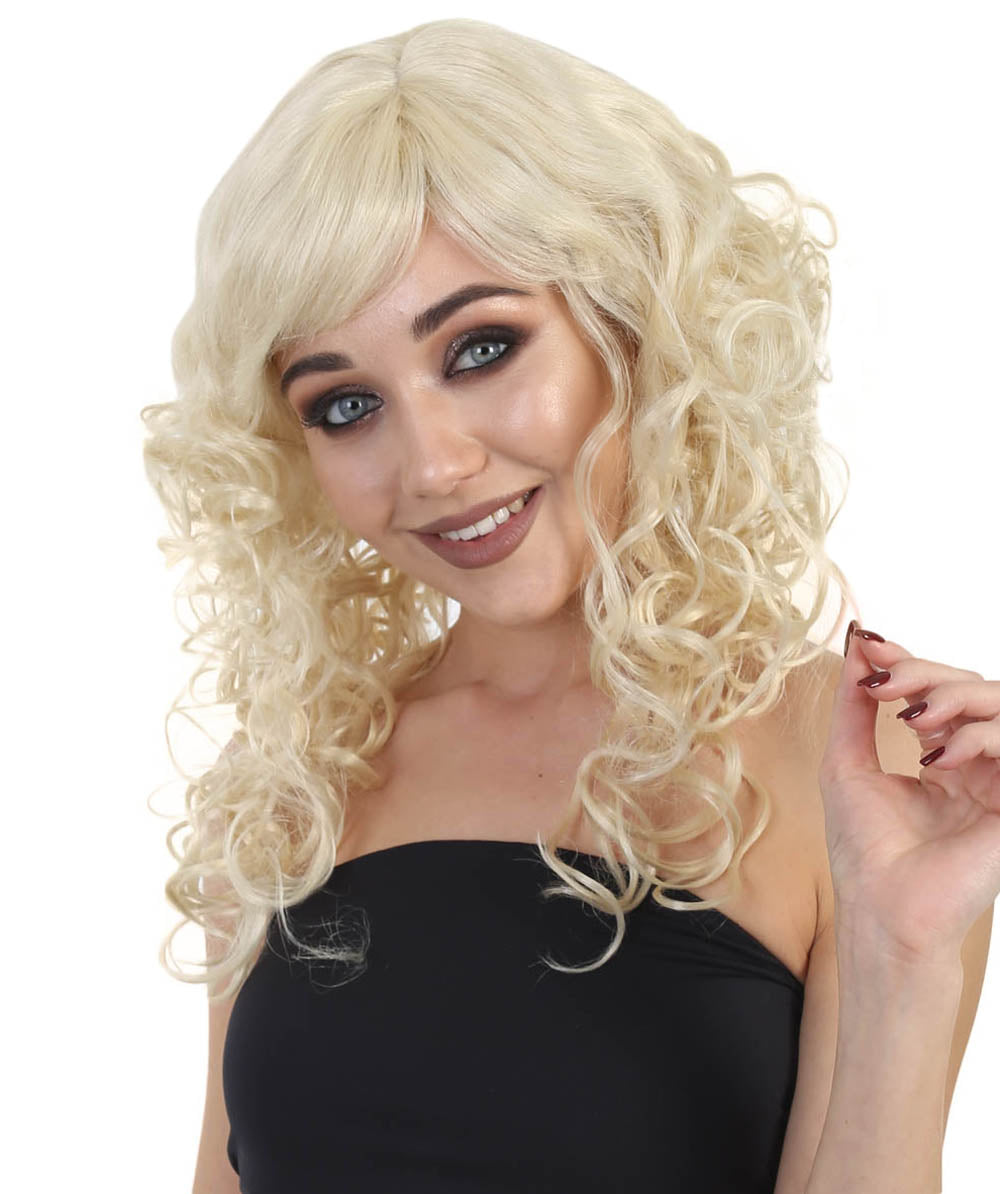 Wigs2you ハロウィンパーティープレミアムレディース H-551 ブロンド カーリー
