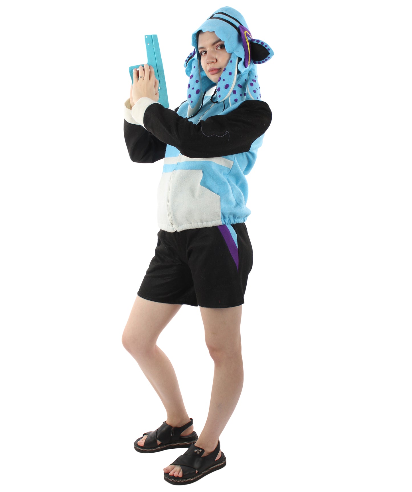 女性 JCP-236 のゲーミングコスチューム ブルー コスプレ コスチューム