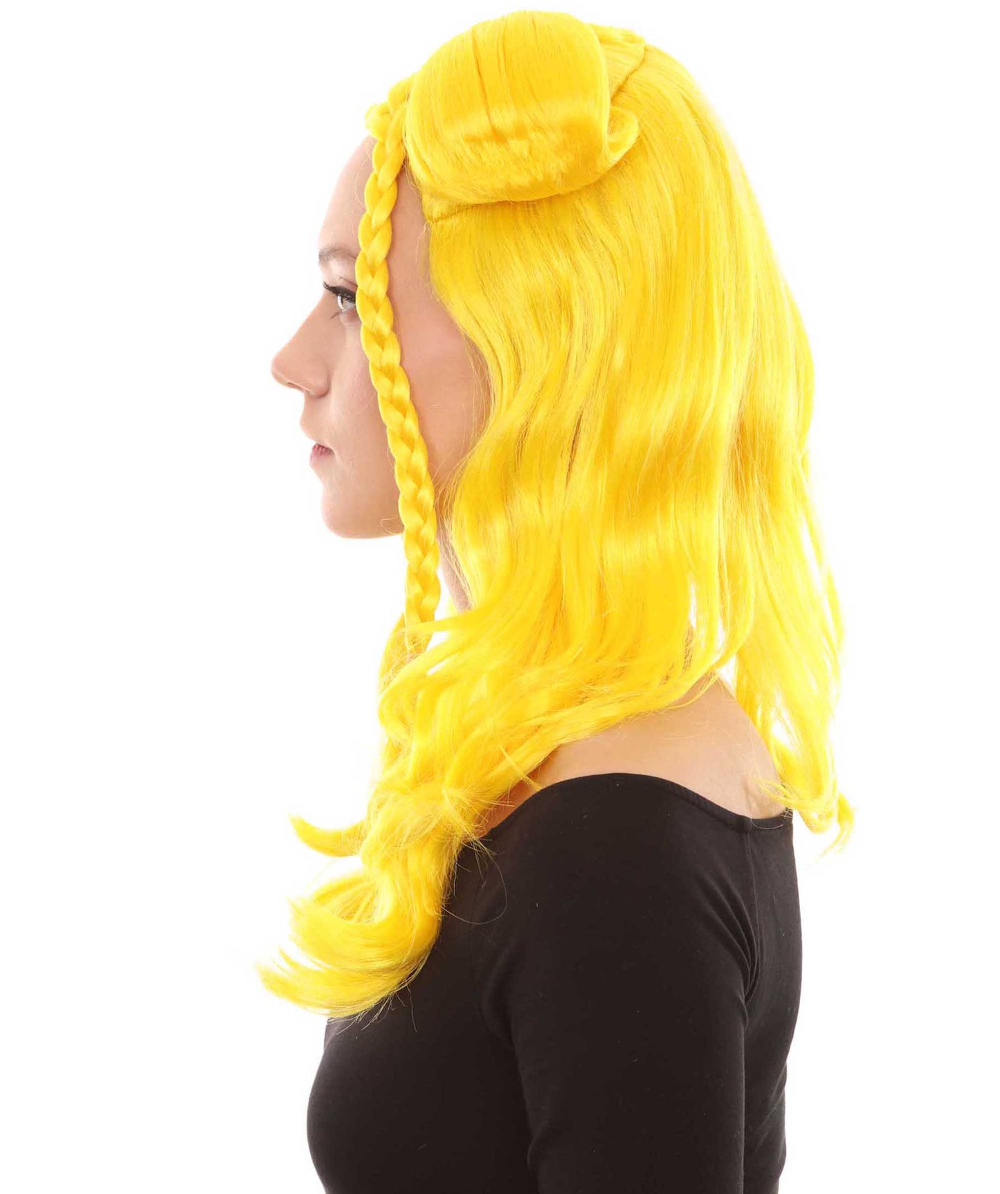 Wigs2you ハロウィンパーティープレミアムレディース H-1861 華やかに見えるイエローバンウィッグ
