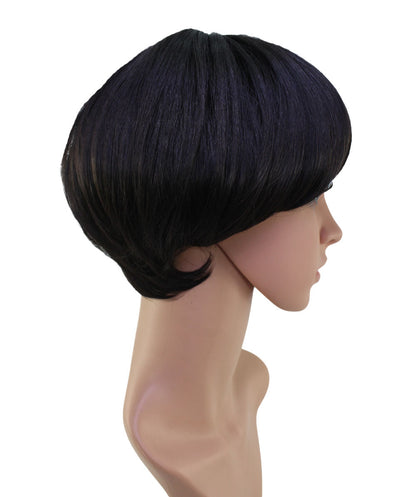 "耐熱商品☆ショートでも可愛くオシャレに♪ 丸みのあるシルエットが綺麗なショートボブスタイル♪ ウィッグネット付き♪W-554 "