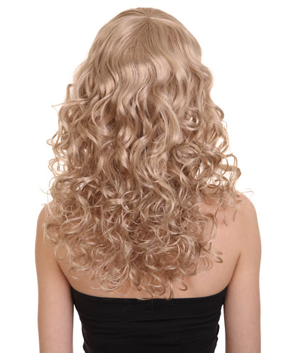 Wigs2you ハロウィンパーティー プレミアム レディース H-1020 着用しやすい ベラウィッグ ダークブロンドカラー