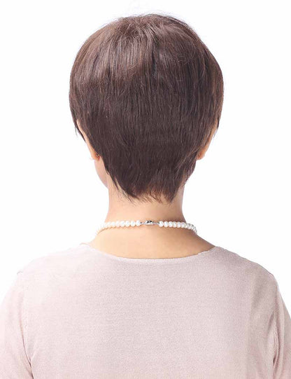 Mrs Styles 短い HHB-060 ヒューマンヘアブレンド パーフェクション ボリュームとカバレッジのため