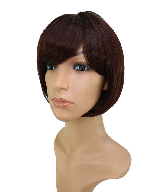 Wigs2you W-1002、ショートパッツンボブスタイル ウィッグネット付き。