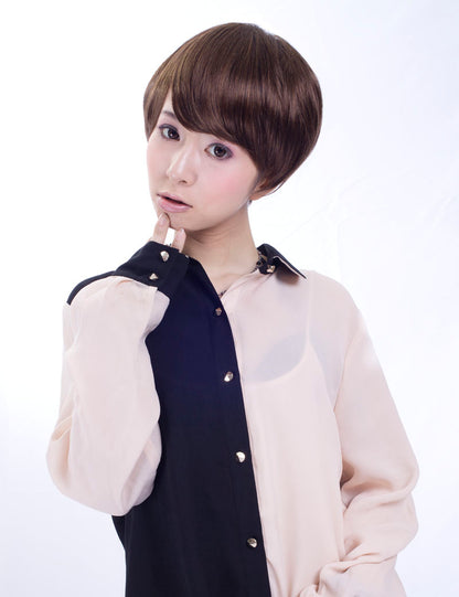 "流れる様な少し長めの前髪でカッコよく☆Wigs2you人気スタイルの一つです！ ウィッグネット付き♪W-152 "