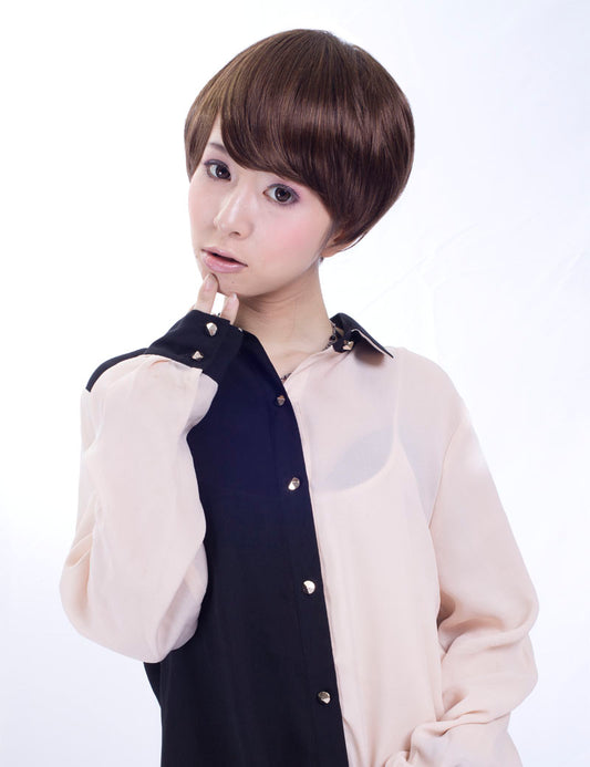 "流れる様な少し長めの前髪でカッコよく☆Wigs2you人気スタイルの一つです！ ウィッグネット付き♪W-152 "