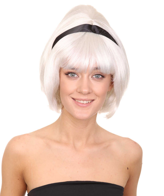 ハロウィンパーティープレミアムレディース H-2582 50年代のレディウィッグ 女性の美しさを受け入れる