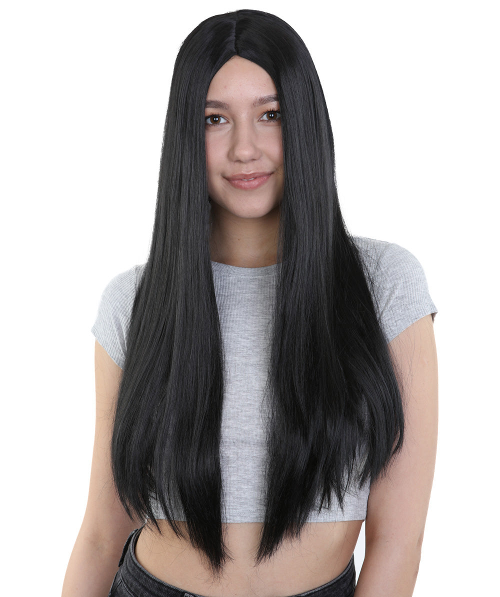 Wigs2you ハロウィンパーティープレミアム H-867 悪の花嫁 II 女性ウィッグ ブラックカラー