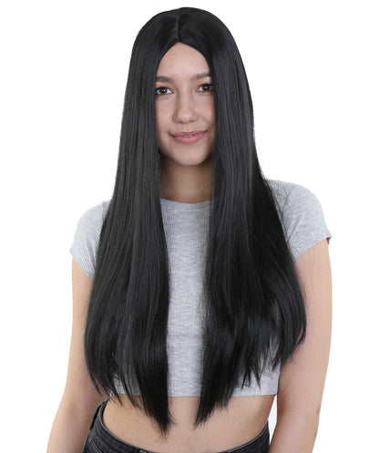 Wigs2you ハロウィンパーティープレミアム H-867 悪の花嫁 II 女性ウィッグ ブラックカラー