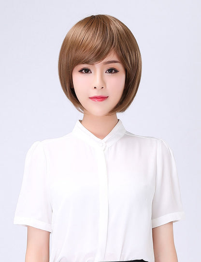 "Wigs2you W-1021 耐熱ウィッグ★定番スタイルは必須アイテム！ナチュラルなシルエットが美しいショートボブスタイル♪ ウィッグネット付き♪ "