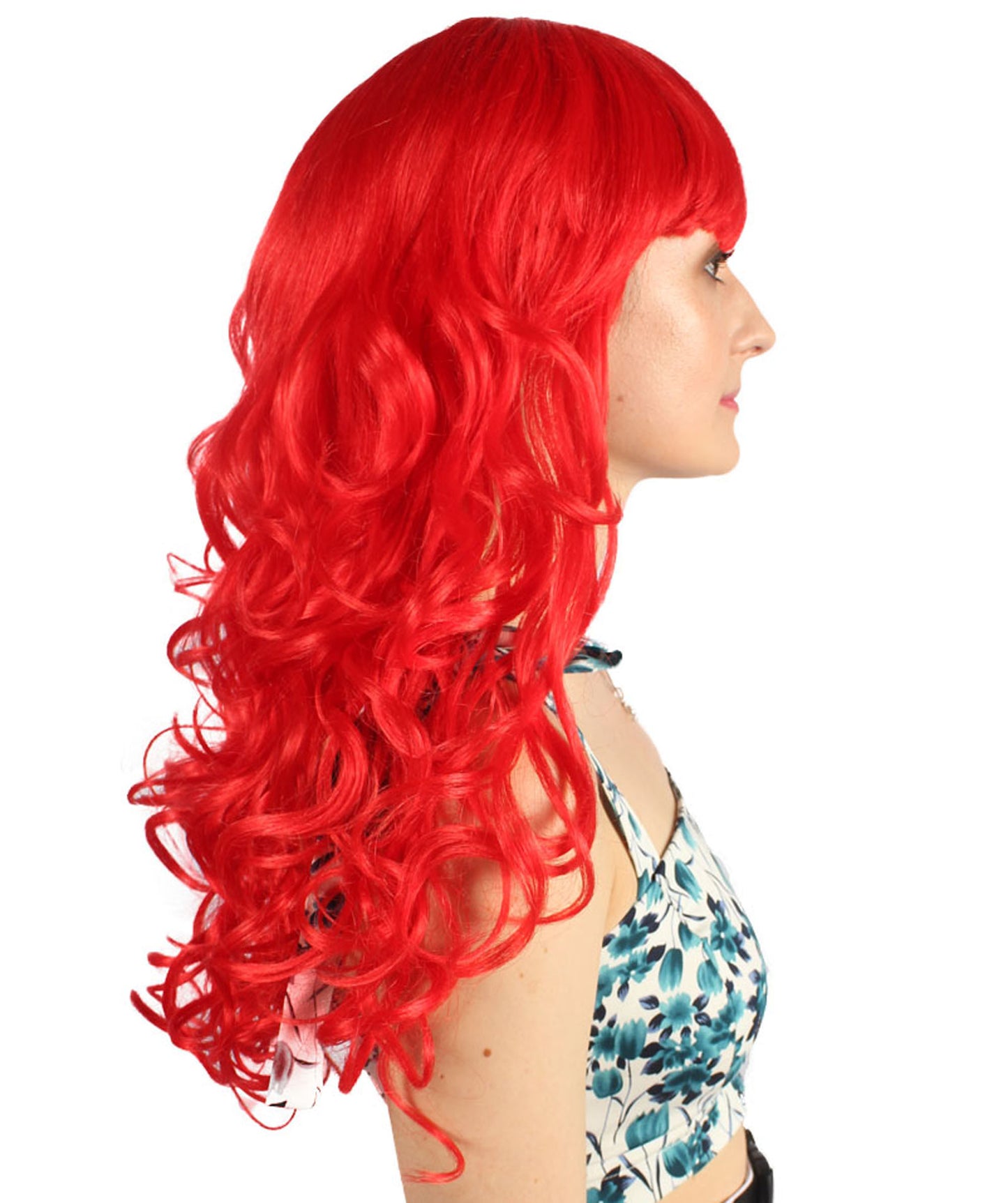 Wigs2you ハロウィンパーティープレミアム H-810 バットマン 女性ジョーカーウィッグ レッドカラー