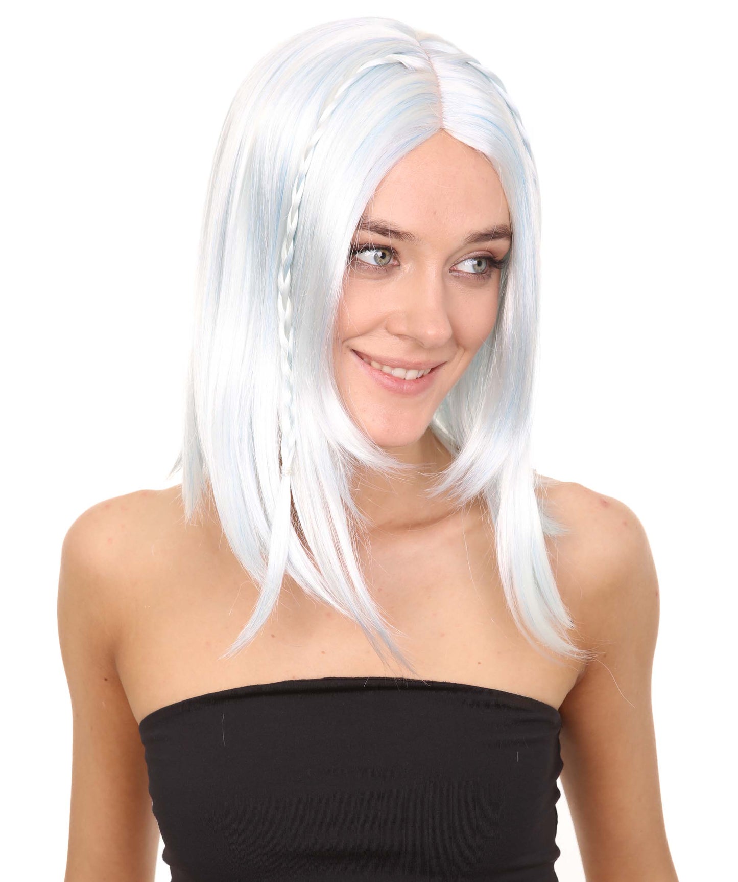 Wigs2you ハロウィンパーティープレミアム レディース H-910 スワンプクイーンウィッグ スカイブルー色