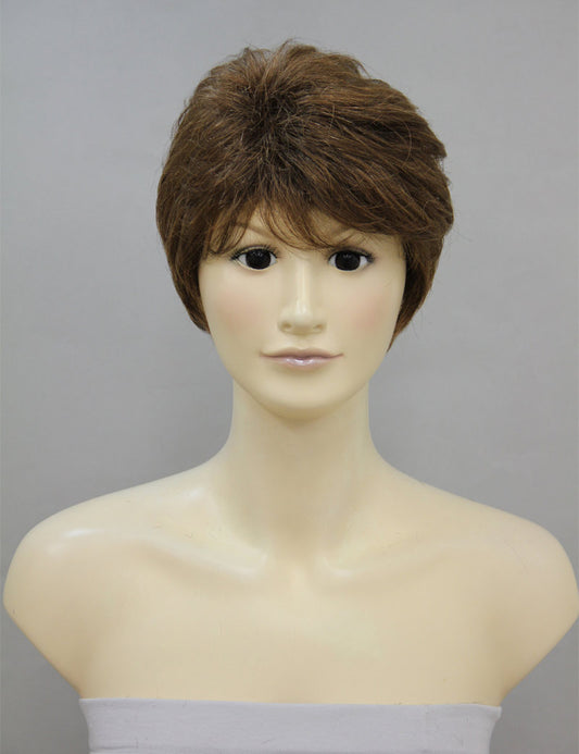 Mrs Styles 年齢 30-40 ショート Royal Tresses ブレンド ヒューマンヘア ポニーテール エクステンション