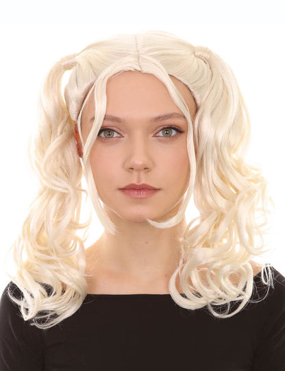 Wigs2you ハロウィン パーティー プレミアム レディース H-672 ブロンド ドリー ピグテール ウィッグ