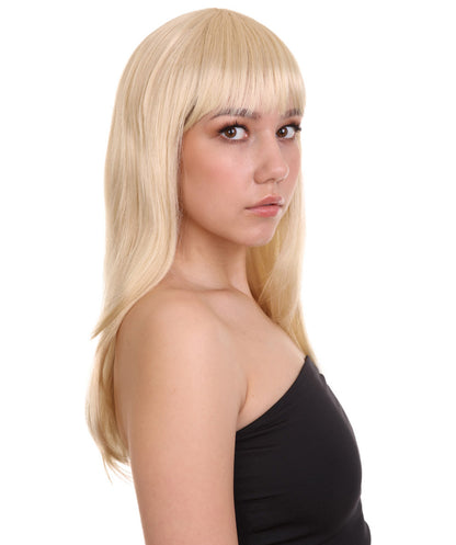 Wigs2you ハロウィン パーティー プレミアム レディース H-1060 とても快適なグラマー グリーン ウィッグ ブロンド カラー