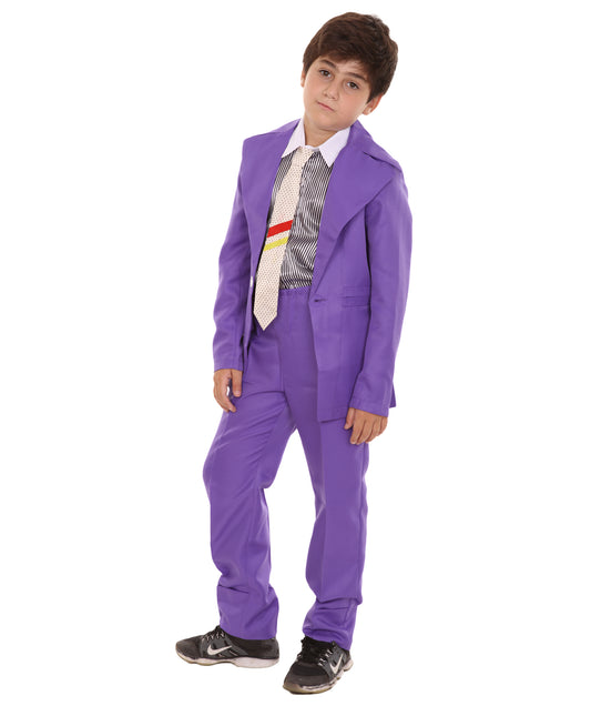 シンガー ボウイ JCP-028_5(Kids) コスプレコスチューム（子供用） パープル