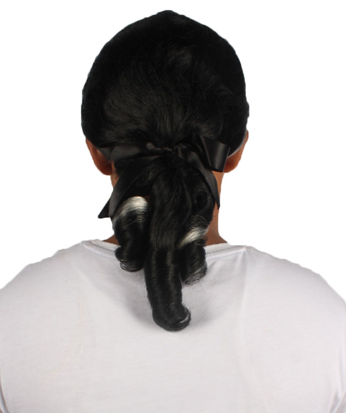 メンズスタイルロックスターブラックウィッグ H-4294 プレミアム通気性キャップレスキャップ