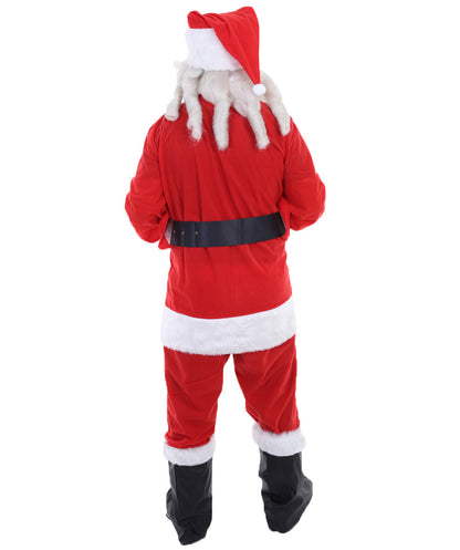 Wigs2you.com クリスマスサンタクロースコスチュームひげと口ひげを生やした,コスプレ衣装 JCX-020