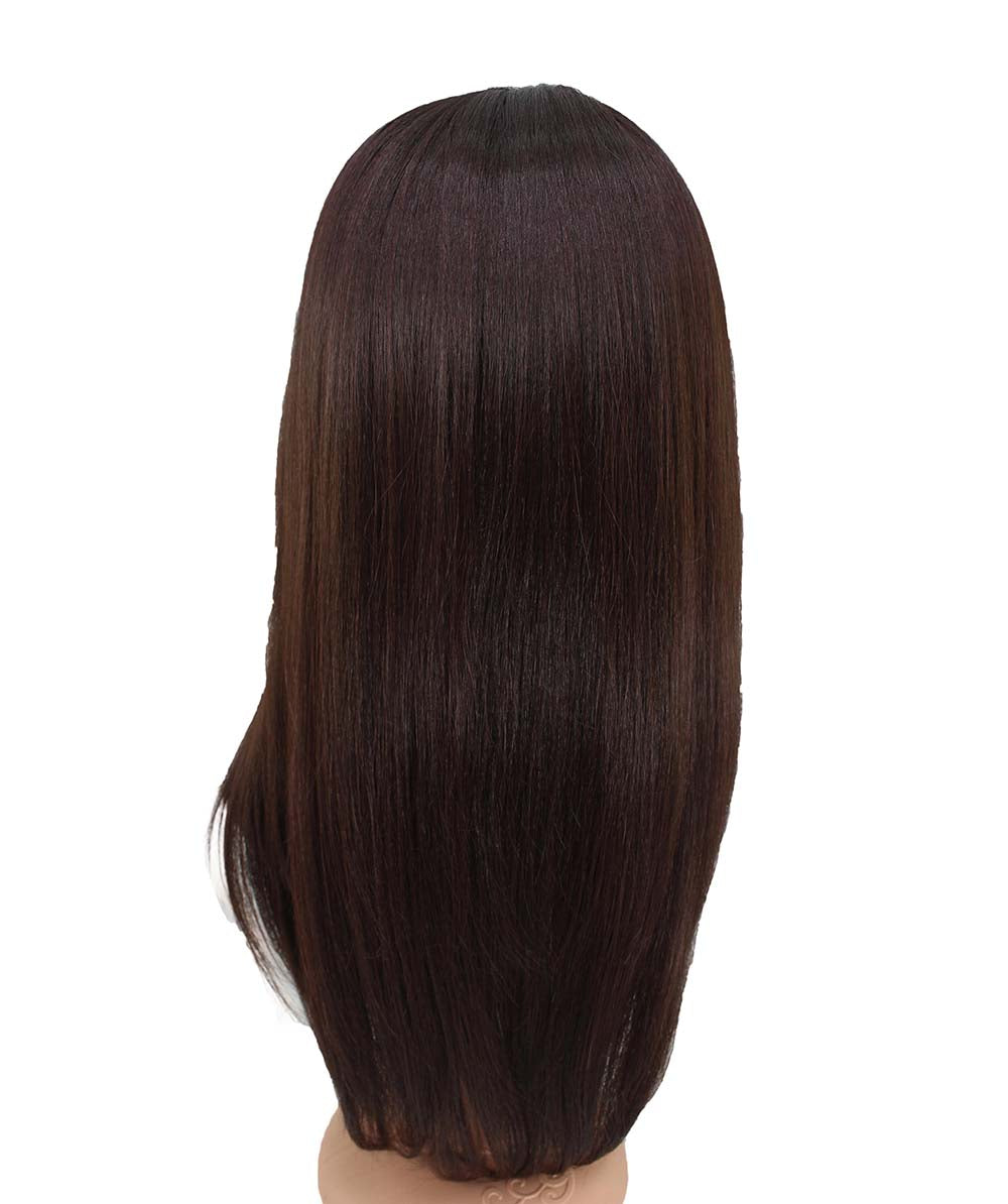 定番の人気商品です！ストレートロングスタイル  ウィッグ1つで簡単にサラサラヘアーに！ ウィッグネット付き W-407