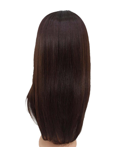 定番の人気商品です！ストレートロングスタイル  ウィッグ1つで簡単にサラサラヘアーに！ ウィッグネット付き W-407