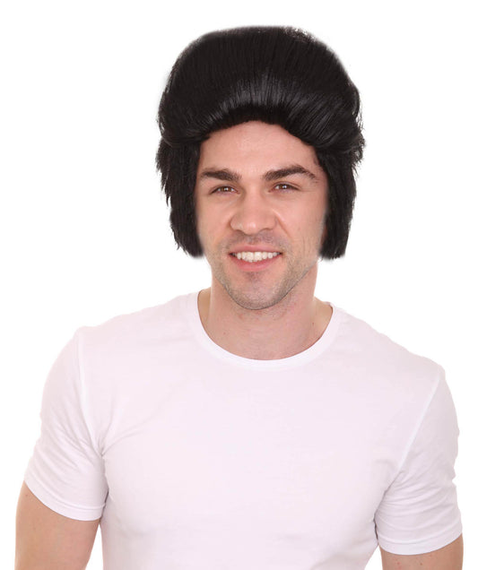 Wigs2you ハロウィン パーティー プレミアム メンズ H-611 エルヴィス ブラック ウィッグ