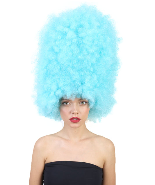 Wigs2youハロウィンパーティープレミアムレディースH-2003 着けやすい 非常に快適 スーパーサイズジャンボライトブルーアフロウィッグ