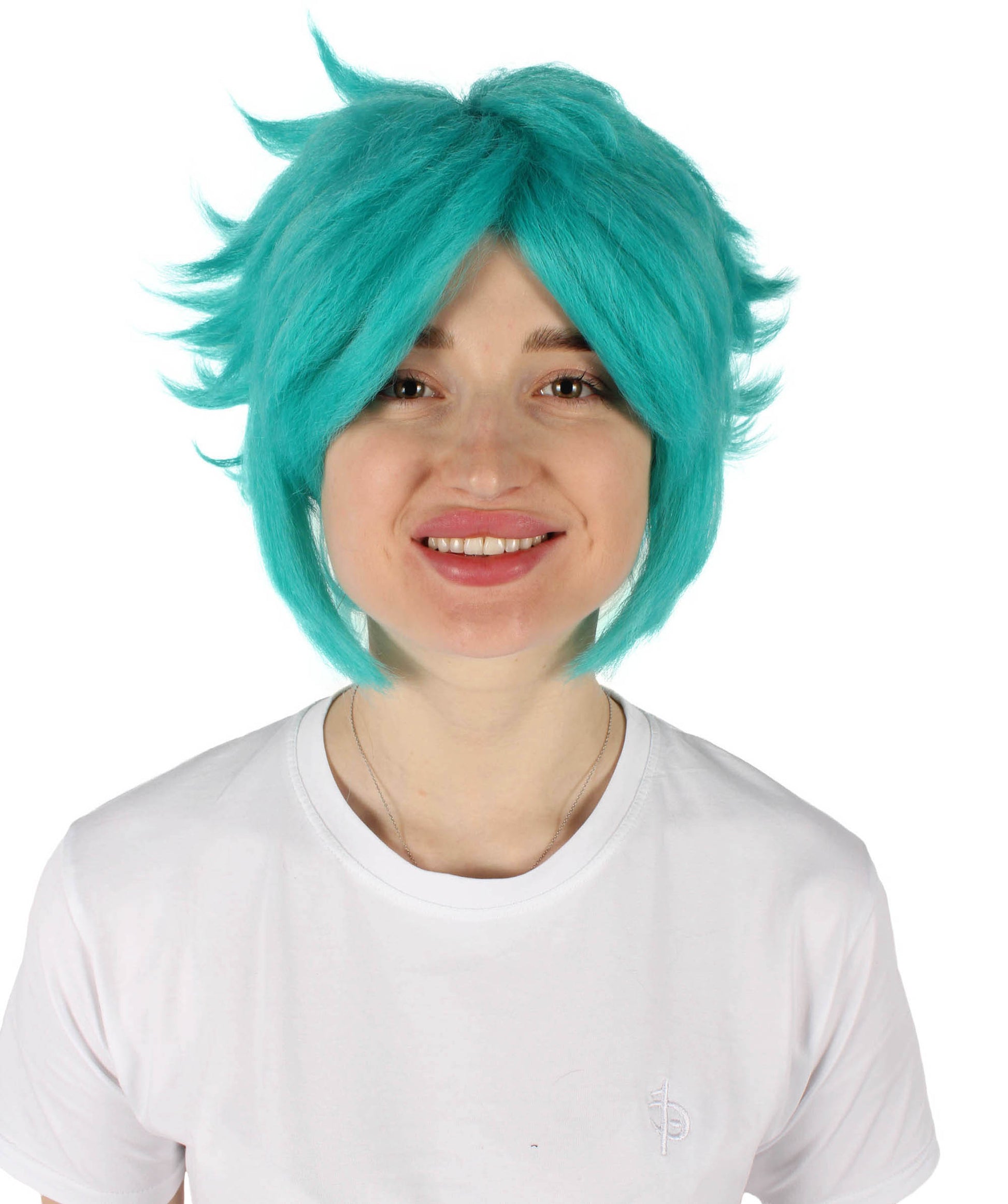 Wigs2you H-6922 大人用女性用マルチインストゥルメンタルミュージカルジーニアス グリーンゲーミングウィッグ