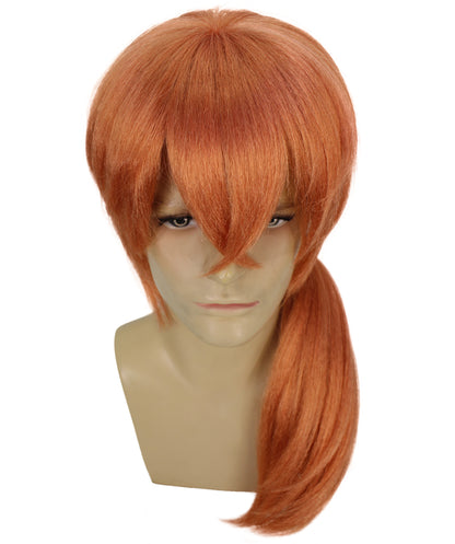 Wigs2you H-6931 文豪ストレイドッグス 中原中也 コスプレウィッグ 大人用 メンズ | アニメ風ショートウェーブブラウンウィッグ 調節可能なフィット感 | ハロウィン、コミコン、コスプレイベントに最適