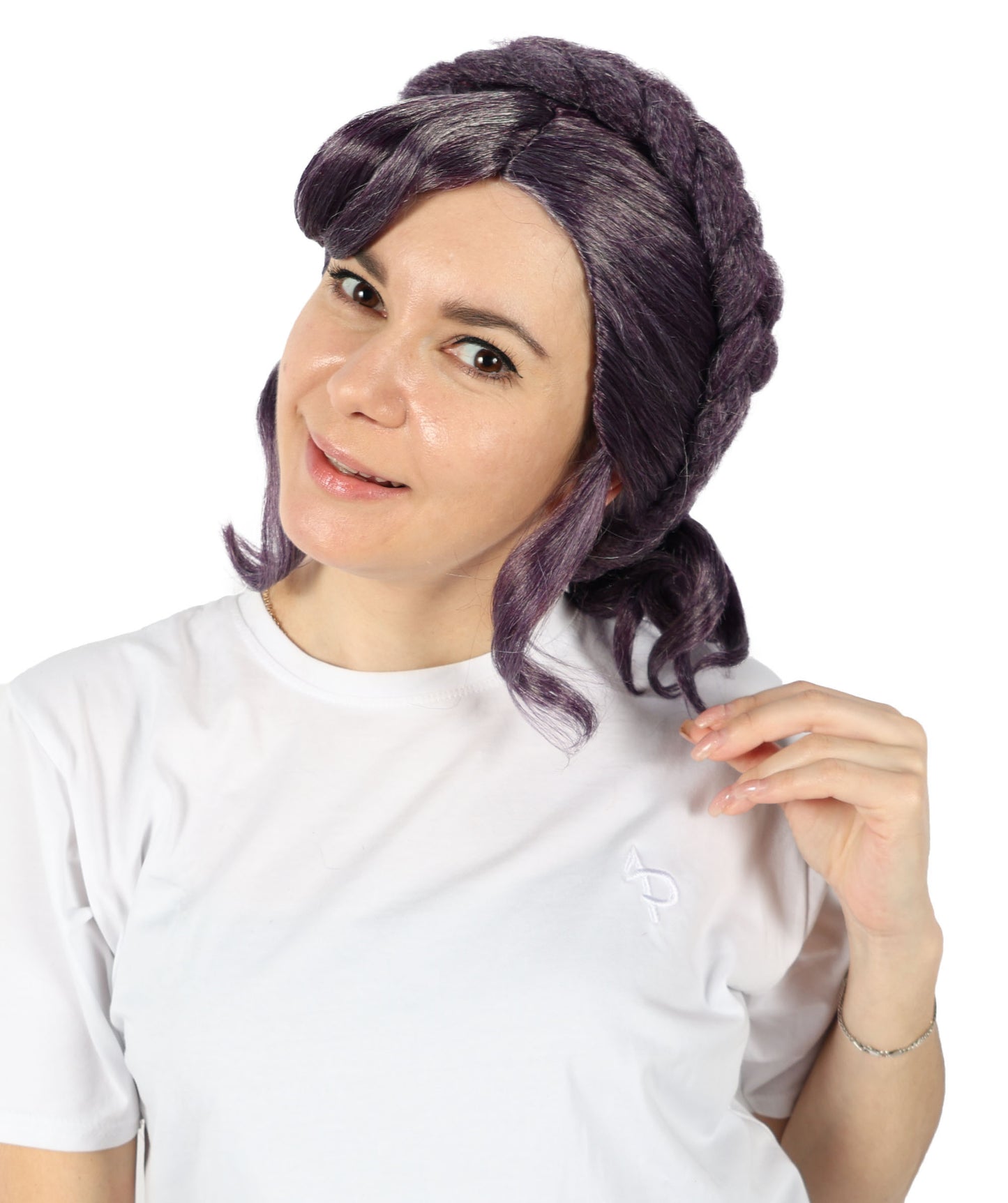 Wigs2you H-6915 女性用アニメ・マンガ風3年生パイロットロング三つ編みウィッグ I ハロウィンに最適 I 難燃性合成繊維