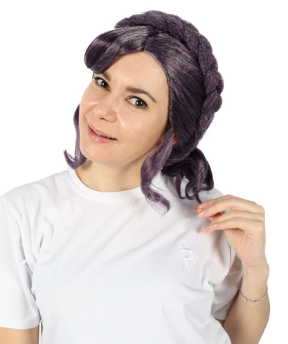 Wigs2you H-6915 女性用アニメ・マンガ風3年生パイロットロング三つ編みウィッグ I ハロウィンに最適 I 難燃性合成繊維