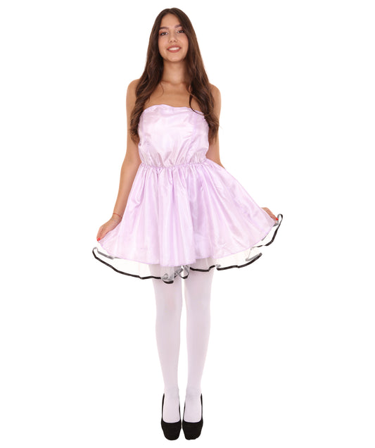 女性用 JCO-342_13 プロムドレス コスプレ ライトパープル コスチューム