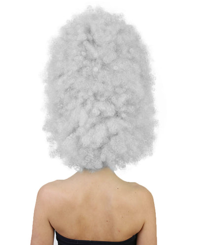 Wigs2you ハロウィンパーティ プレミアムレディース H-2013 着用しやすい 超巨大 グレー アフロウィッグ スタイルを大きくする
