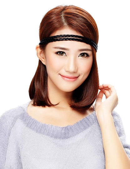 レディースファッション W-8206 ネオンホットピンク ヘアアクセサリー 合成繊維