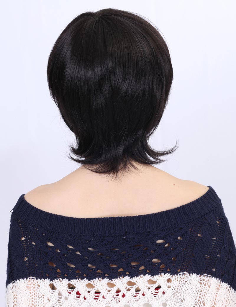裾の外はねに注目 | 綺麗な毛流れはとても上品です | フェミニンの演出 | ウィッグネット付き W-218