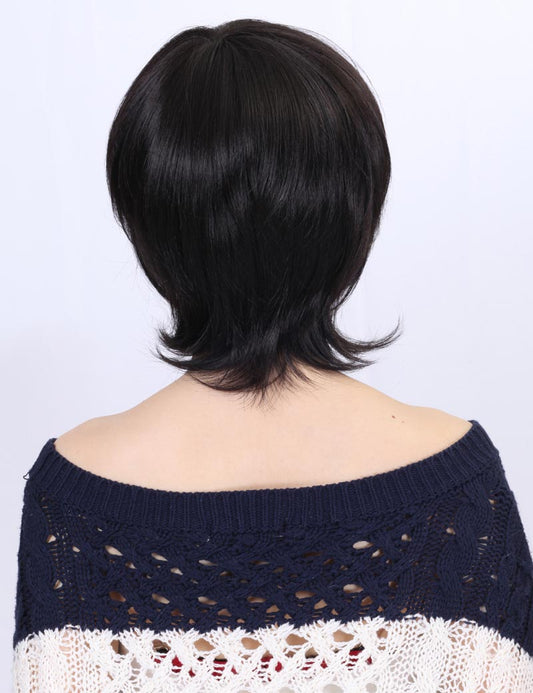 裾の外はねに注目 | 綺麗な毛流れはとても上品です | フェミニンの演出 | ウィッグネット付き W-218